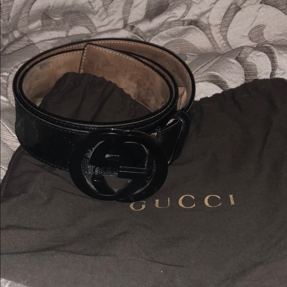 Black Gucci Men’s Belt